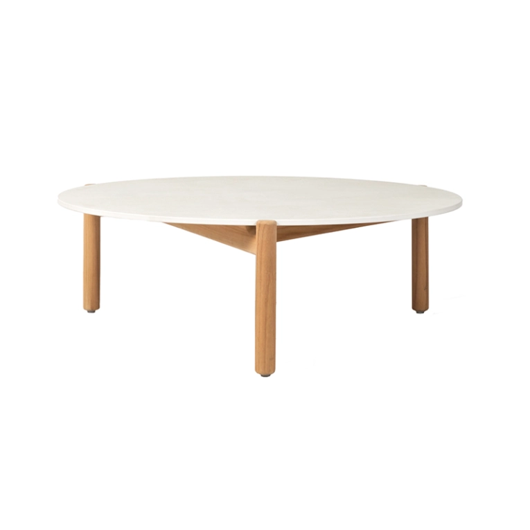 Table basse extérieur Table basse ODA ronde Portland VINCENT SHEPPARD