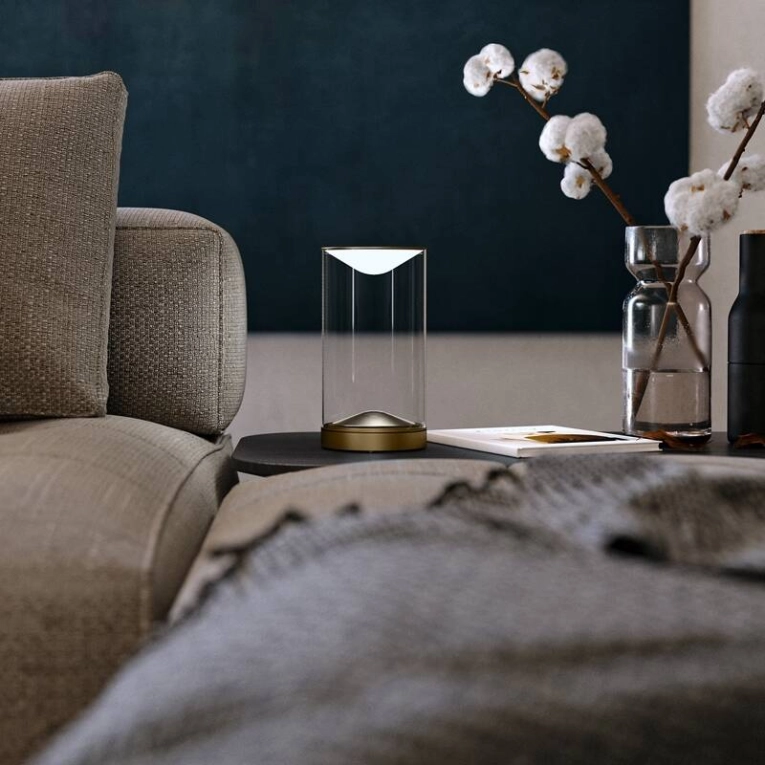 Lampe à poser EVE Noir anodisé LUMINA