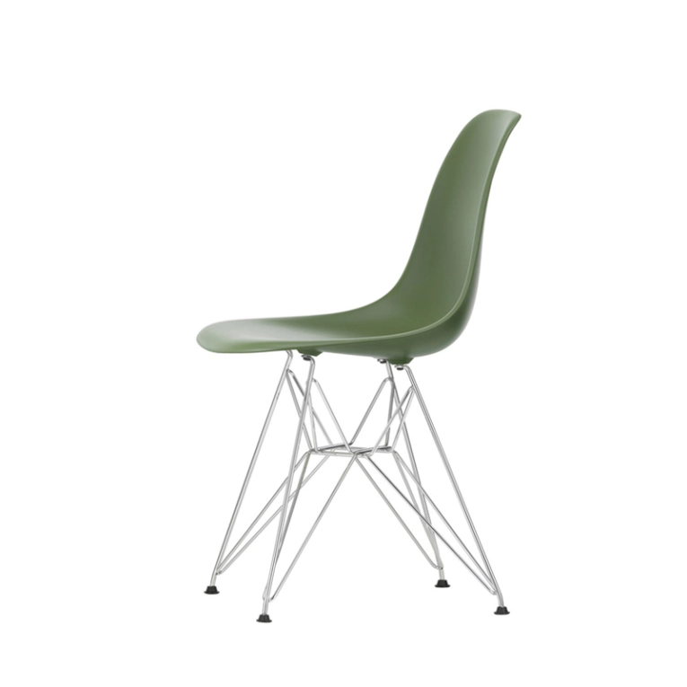 Chaise EAMES PLASTIC CHAIR DSR Pieds Tour Eiffel Forêt RE VITRA