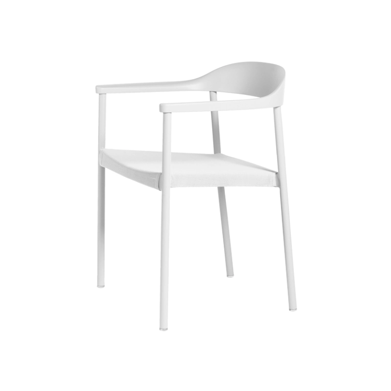 Chaise extérieur Petit fauteuil ILLUM Blanc TRIBU