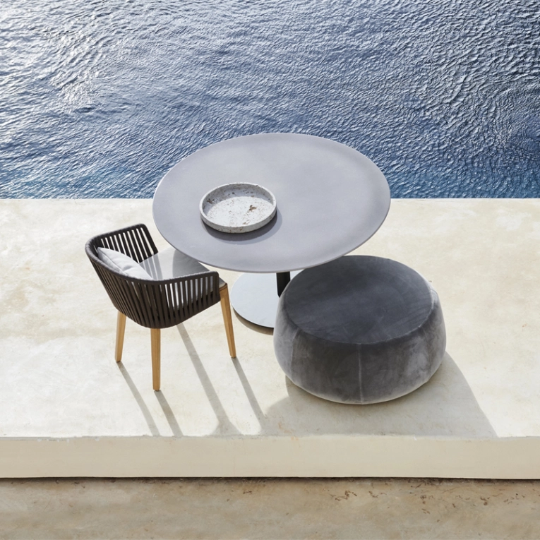 Chaise extérieur Petit fauteuil MOOD Rouge terreux TRIBU