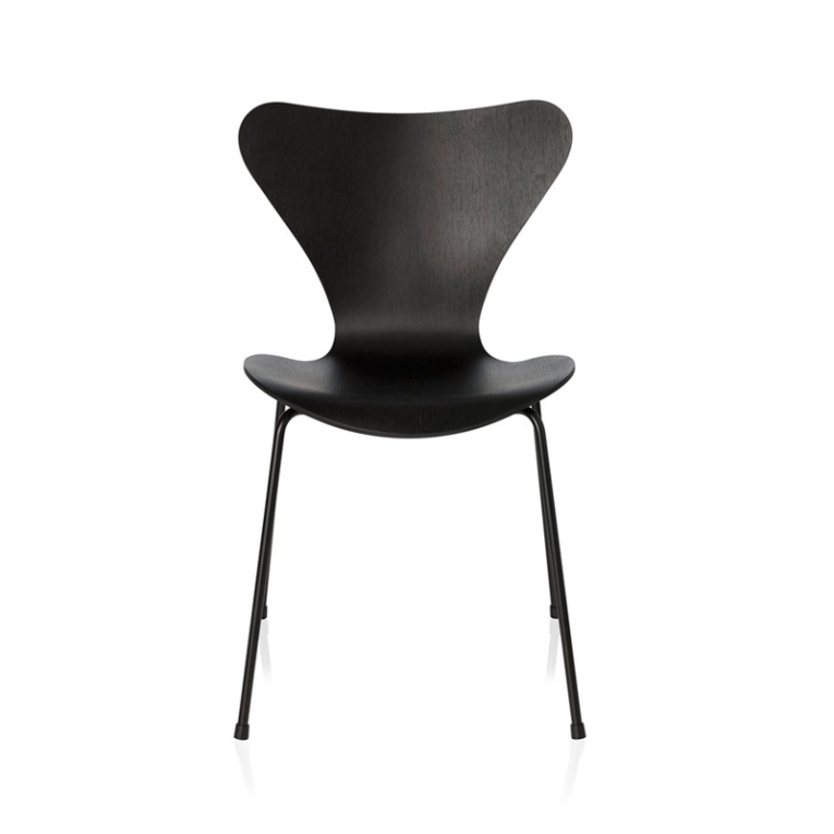 Chaise SERIE 7 Monochrome Noir FRITZ HANSEN