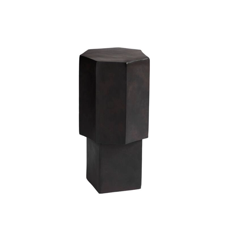 Table d'appoint guéridon QUARTZ Terre NORR11