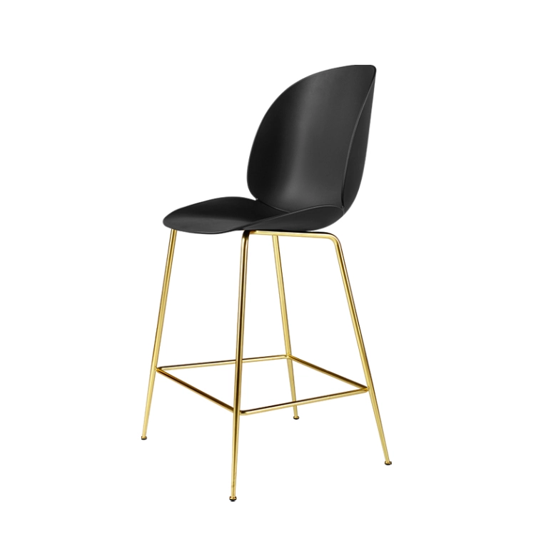 Tabouret haut BEETLE COUNTER H 65 Noir GUBI