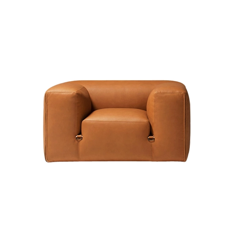 Fauteuil LE MURA Cuir Zahir 10 TACCHINI