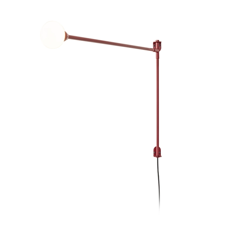 Applique POTENCE PIVOTANTE MINI Rouge NEMO LIGHTING