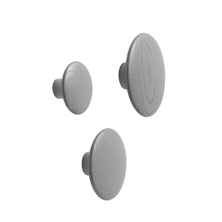 Patère Design Patère DOTS Ø 17 Gris MUUTO