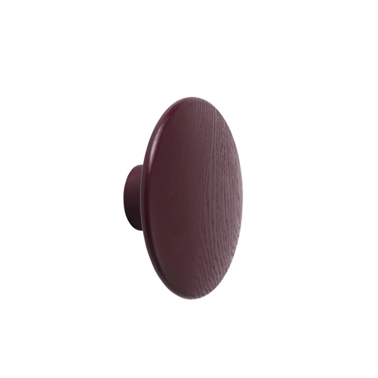 Patère Design Patère DOTS Ø 17 Bordeaux MUUTO