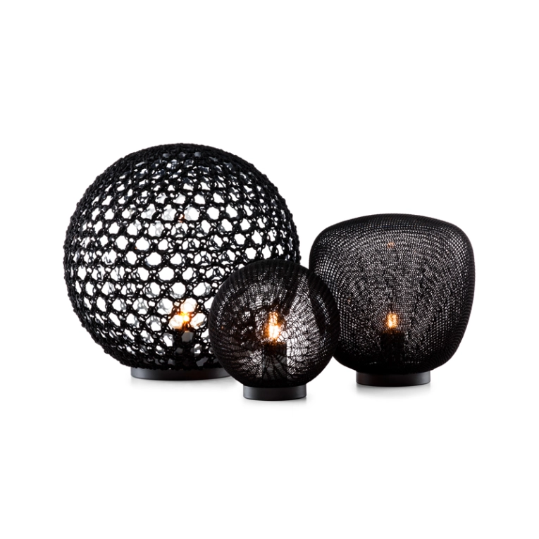 Lampe à poser MONSIEUR LEBONNET Ø 40 Wengé TRIBU