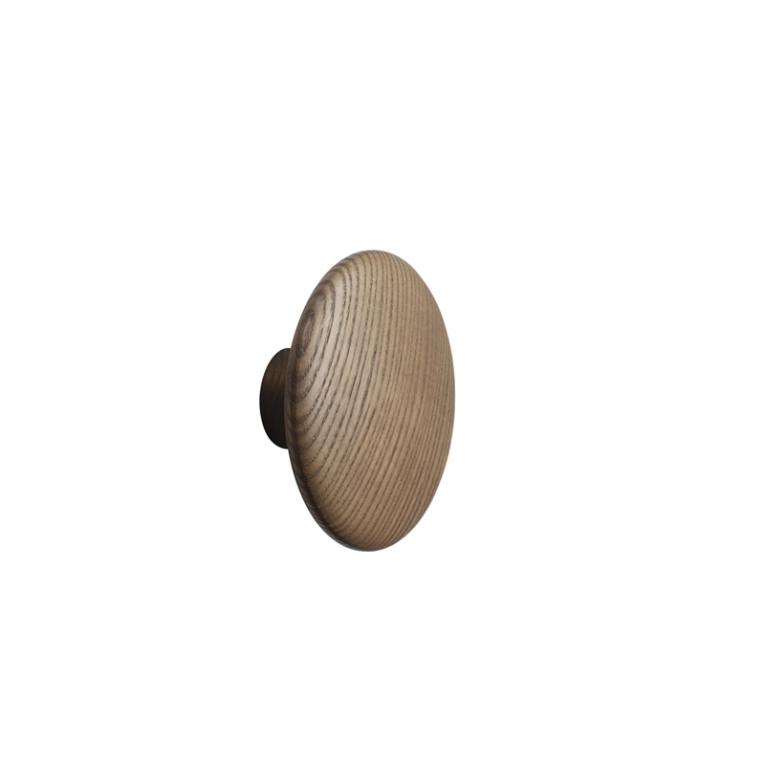 Patère Design Patère DOTS Ø 13 Brun foncé MUUTO
