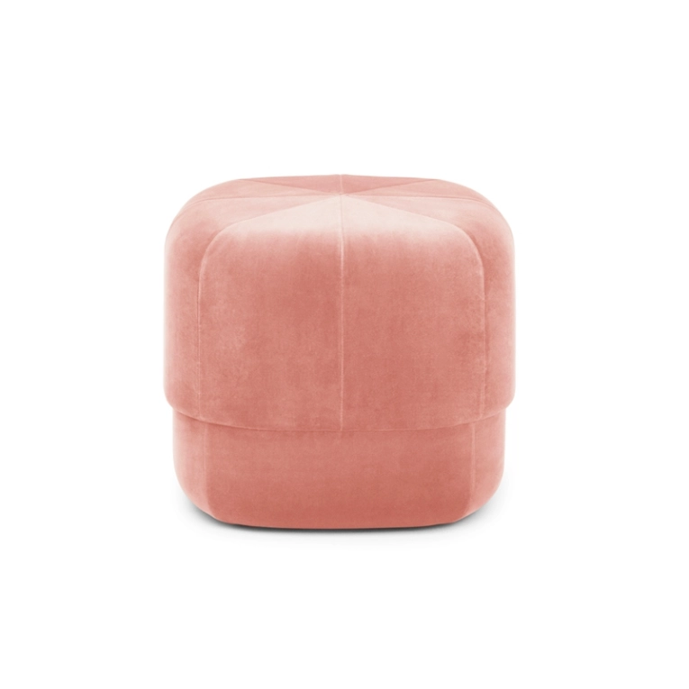 Pouf CIRCUS Small Velours blush Normann Copenhagen