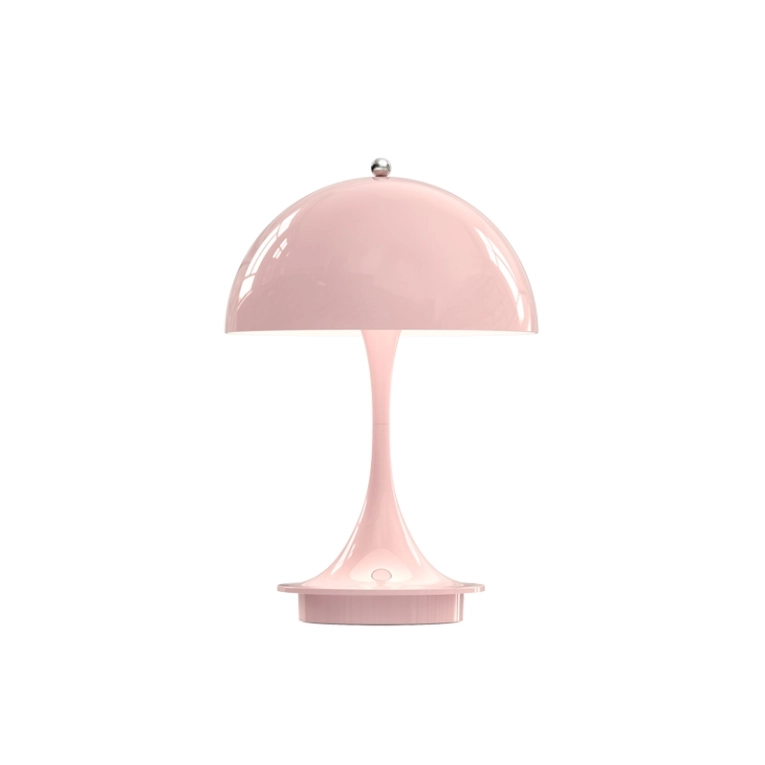 Lampe à poser PANTHELLA 160 PORTABLE METAL V2 Rose pâle LOUIS POULSEN