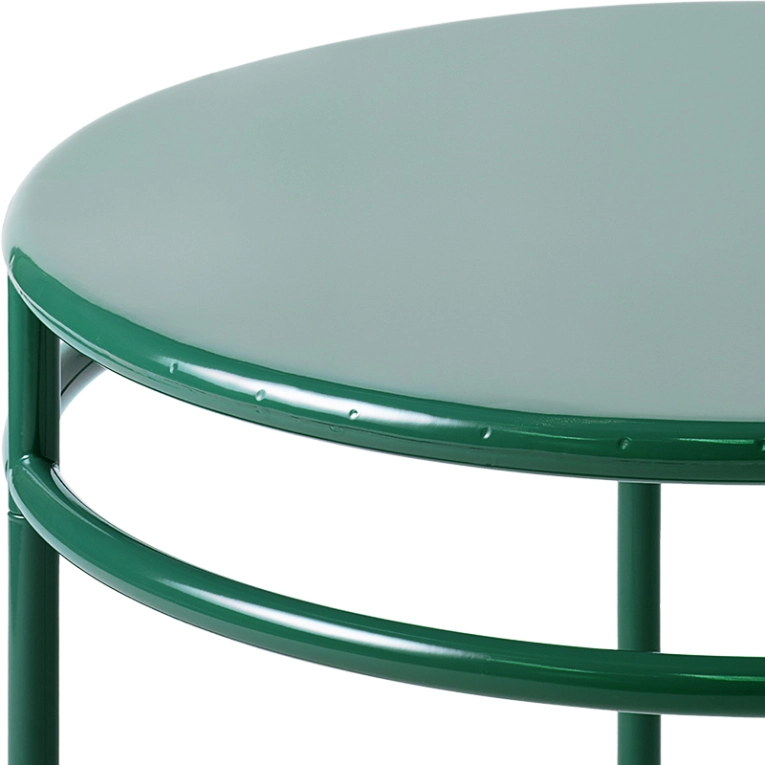 Table T37 Ø120  Vert mousse TOLIX