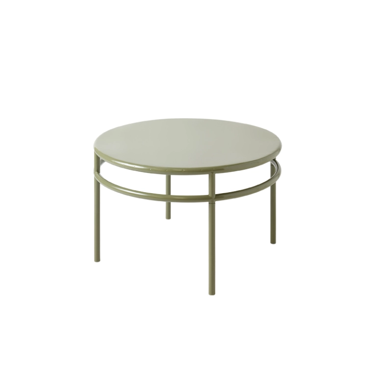 Table basse T37 Ø80 Vert jonc TOLIX