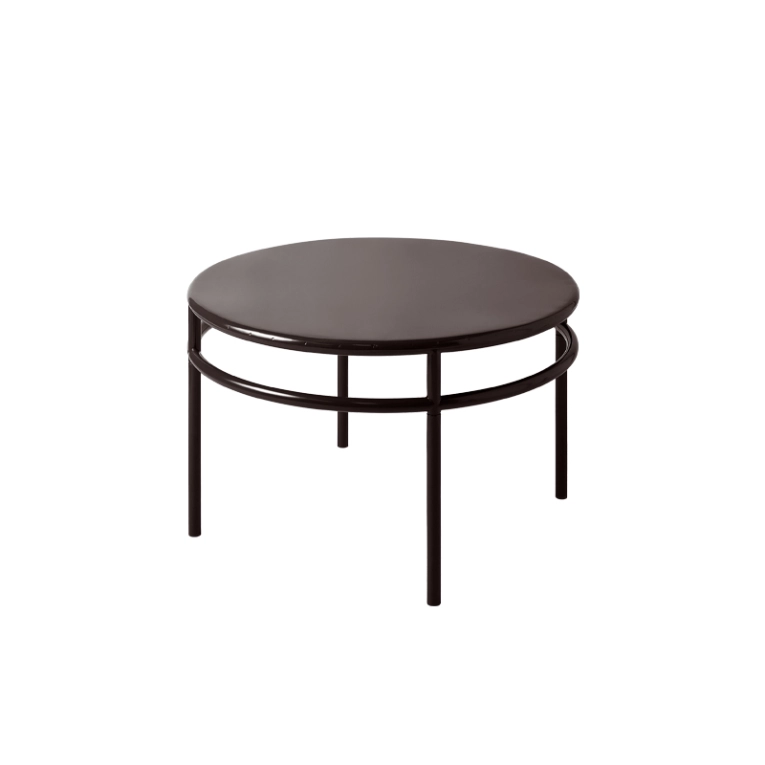 Table basse T37 Ø80 Brun noir TOLIX