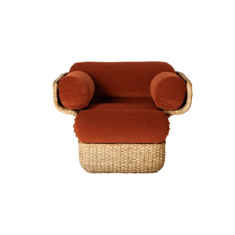 Fauteuil BASKET LOUNGE Belsuede Special FR 133 GUBI