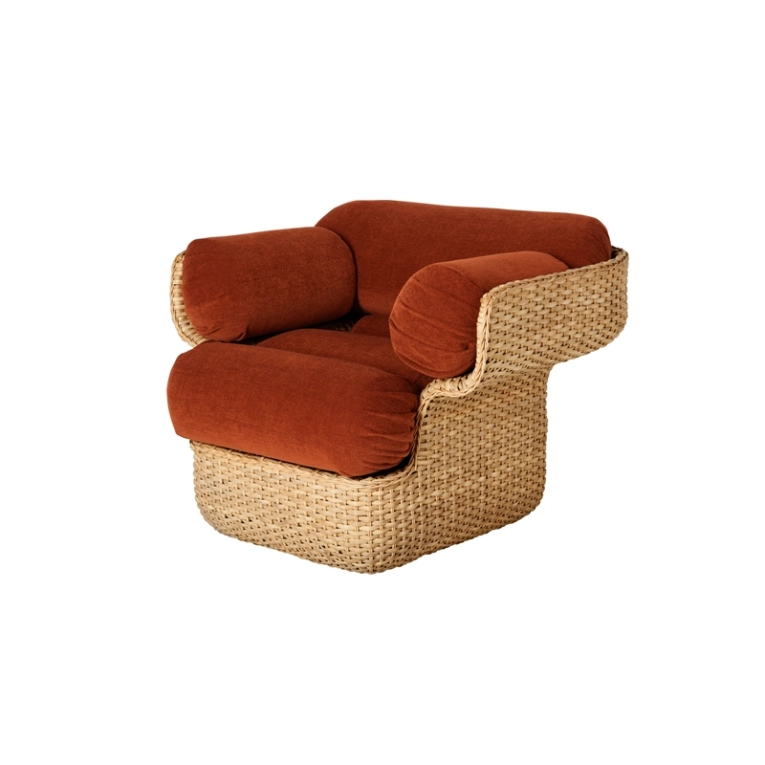 Fauteuil BASKET LOUNGE Belsuede Special FR 133 GUBI