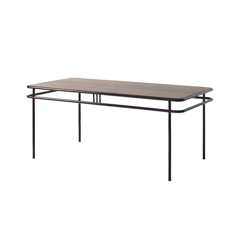 Table UD plateau chêne Brun noir TOLIX