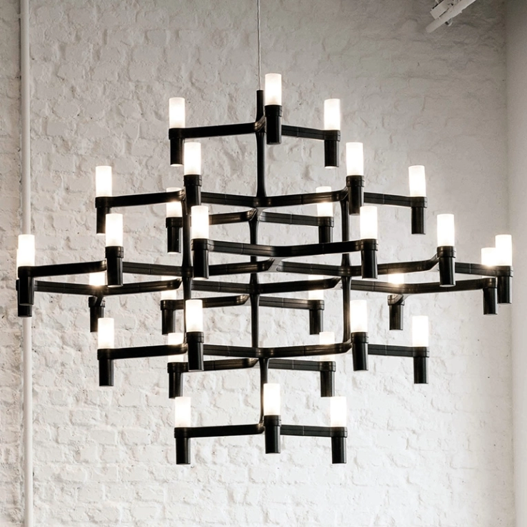 Suspension CROWN MAJOR Noir NEMO LIGHTING