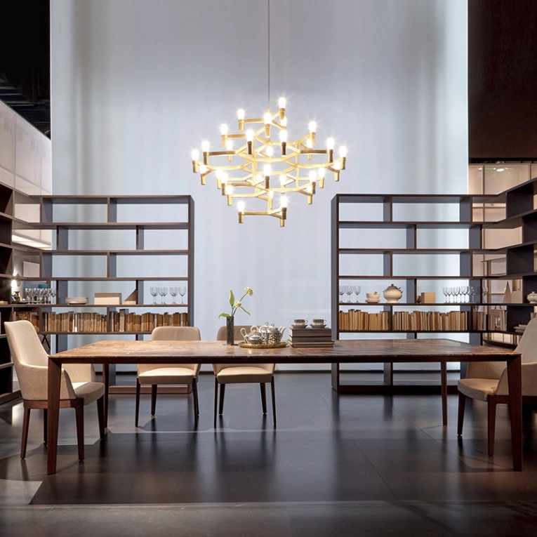 Suspension CROWN MAJOR Plaqué or NEMO LIGHTING