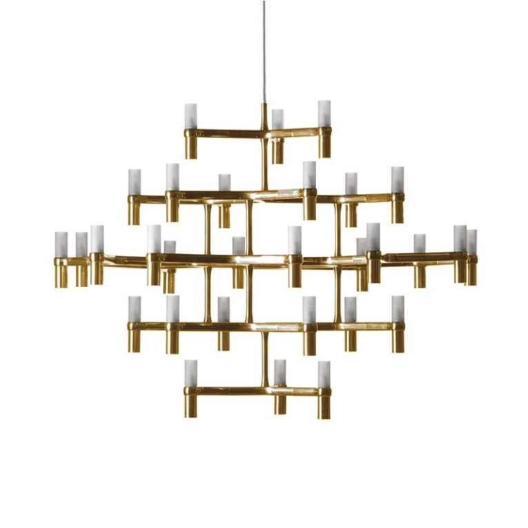 Suspension CROWN MAJOR Plaqué or NEMO LIGHTING