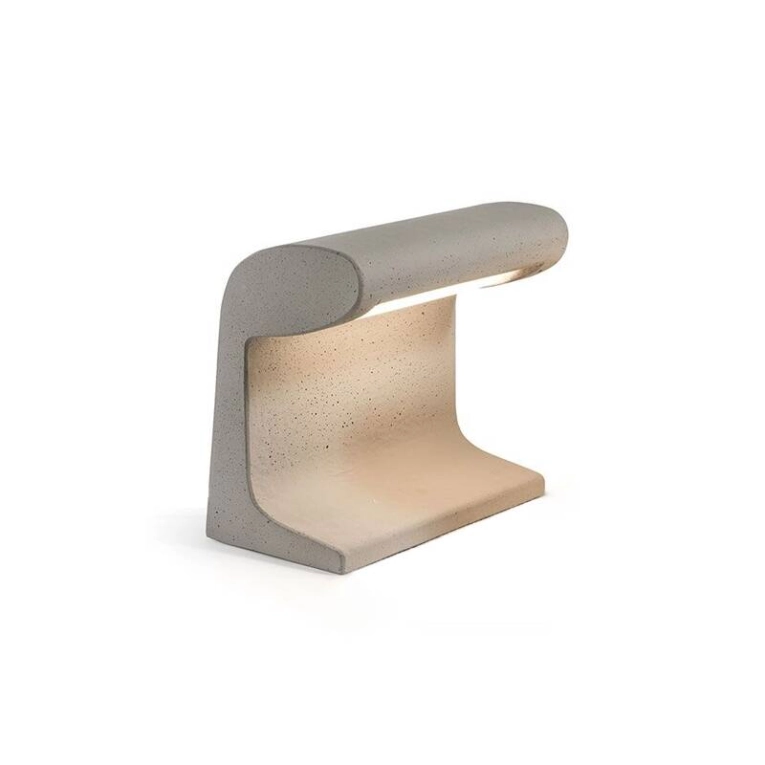 Lampe à poser BORNE BÉTON PETITE Gris béton NEMO LIGHTING