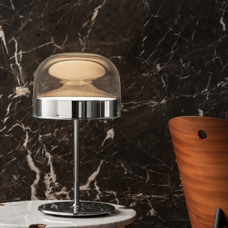 Lampe à poser EQUATORE Noir brillant FONTANA ARTE