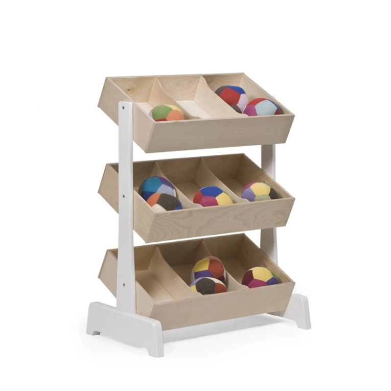 Rangement enfant Rangement TOYSTORE Blanc/ bouleau OEUF NYC