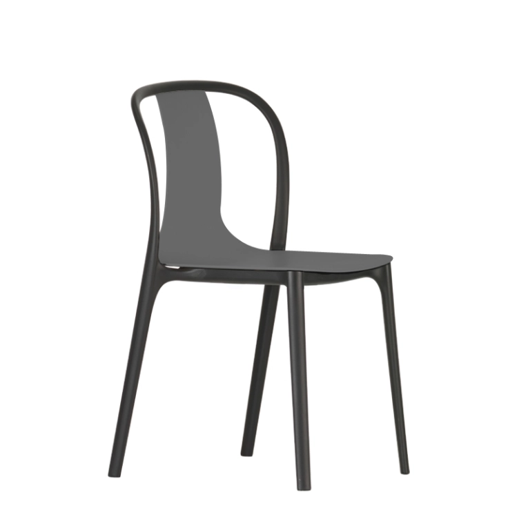 Chaise BELLEVILLE CHAIR plastique Basalt VITRA