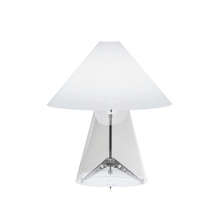 Lampe à poser METAFORA Transparent/ blanc FONTANA ARTE