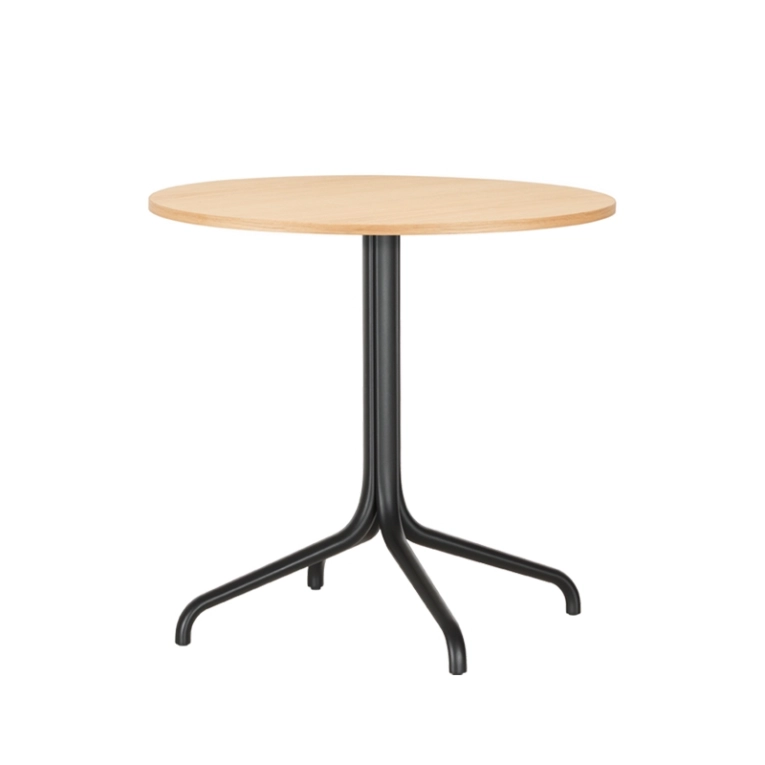 Table BELLEVILLE Ø79 Chêne naturel VITRA