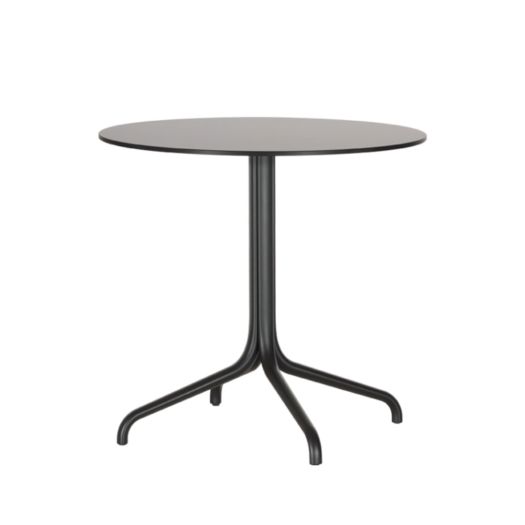 Table extérieur BELLEVILLE OUTDOOR Ø79 Noir VITRA