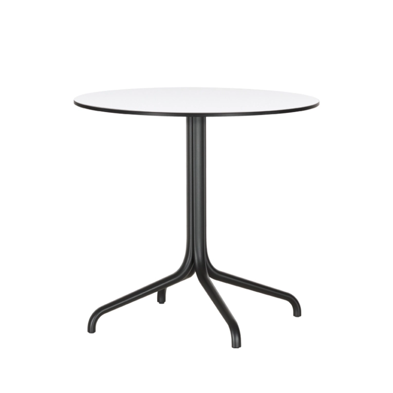 Table extérieur BELLEVILLE OUTDOOR Ø79 Blanc VITRA