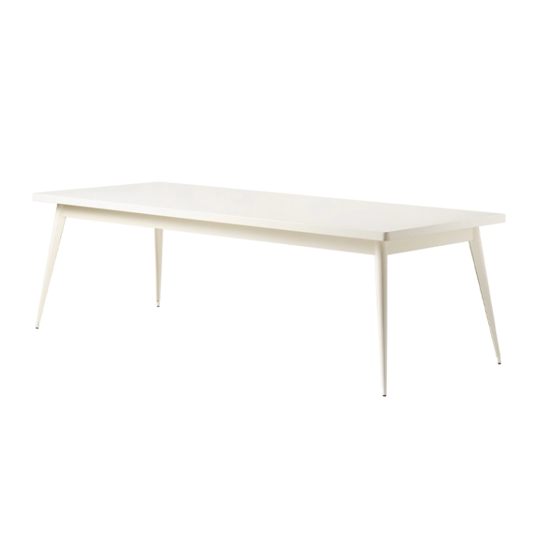 Table Table 55 240x100  Blanc perlé TOLIX