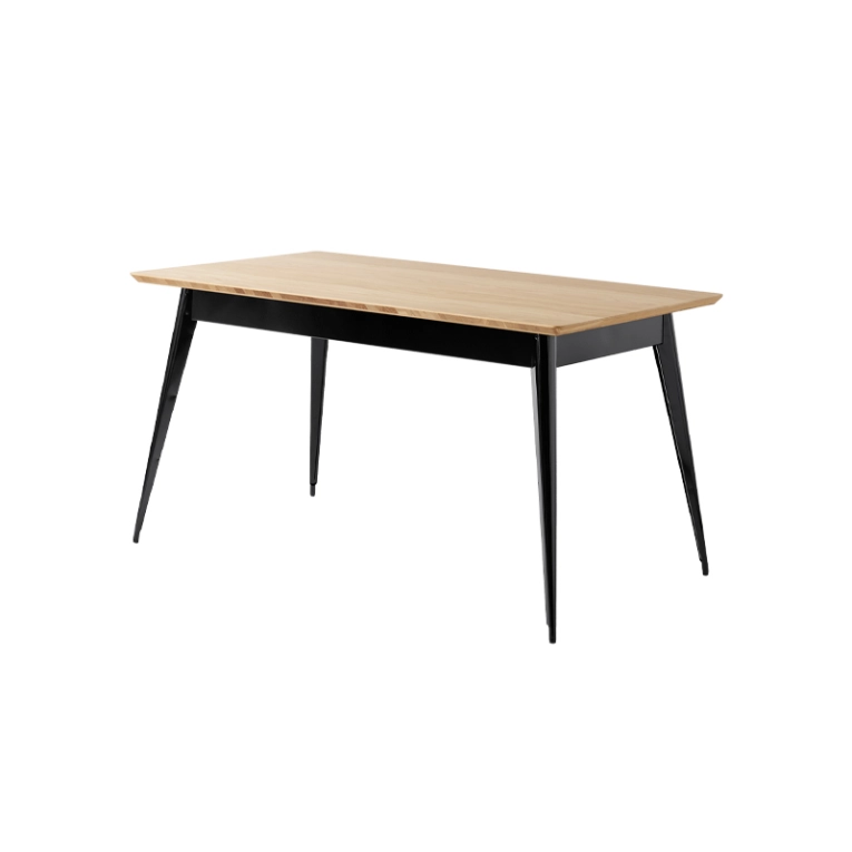 Table Table 55 140x80 plateau chêne Noir TOLIX