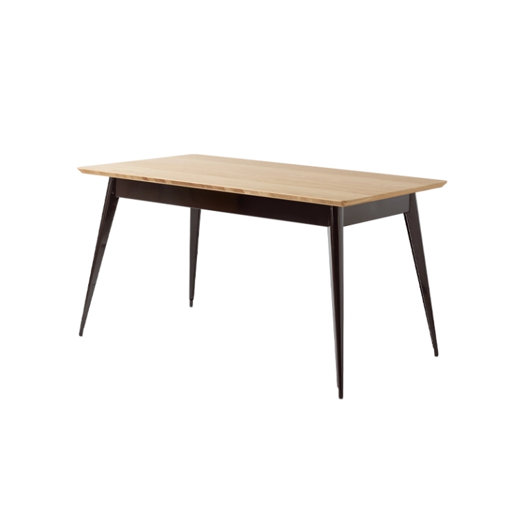 Table Table 55 140x80 plateau chêne Brun noir TOLIX