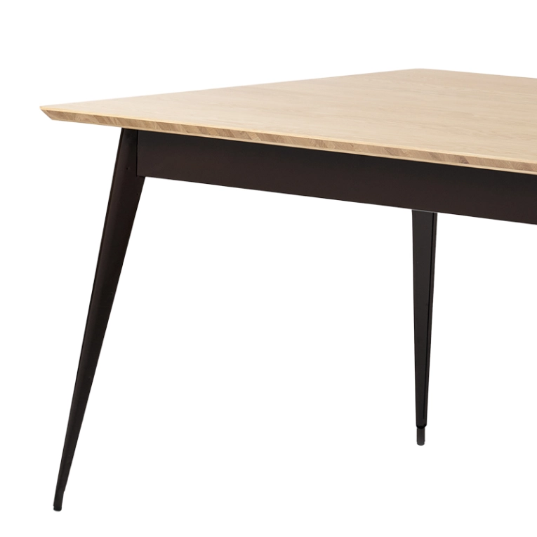Table Table 55 240x100 plateau chêne Brun noir TOLIX