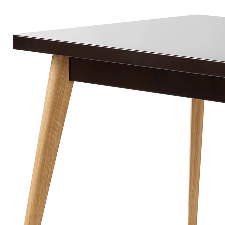 Table Table 55 240x100 pieds bois Brun noir TOLIX