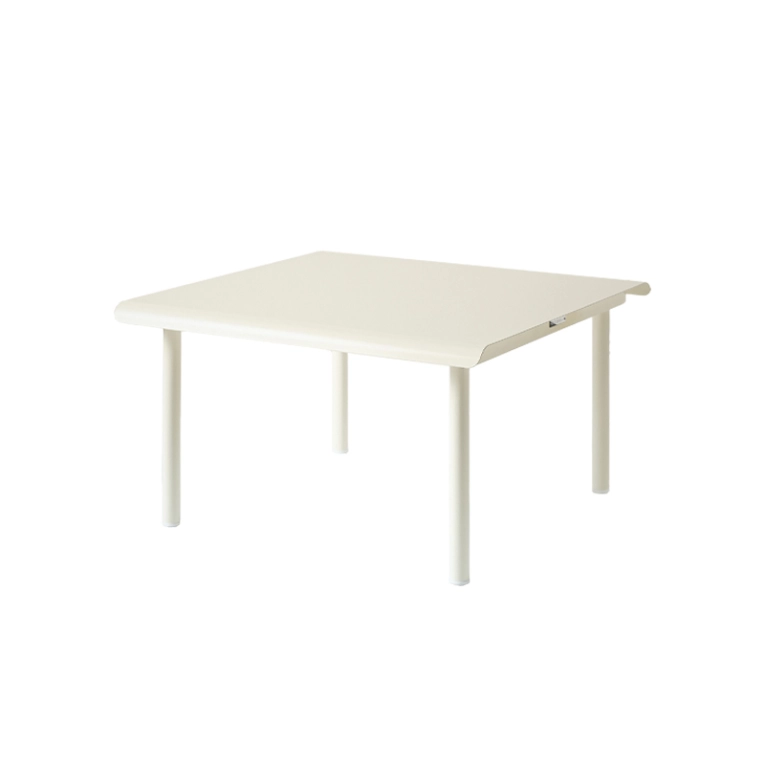 Table basse extérieur Table basse PATIO 75x75  Blanc perlé TOLIX