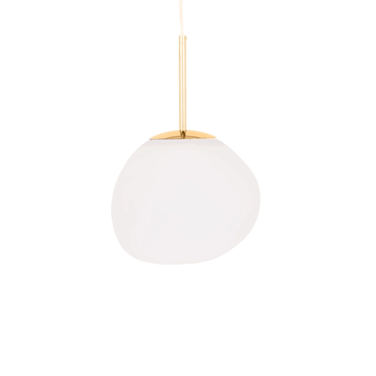 Suspension MELT MINI LED Opalin/ Or TOM DIXON