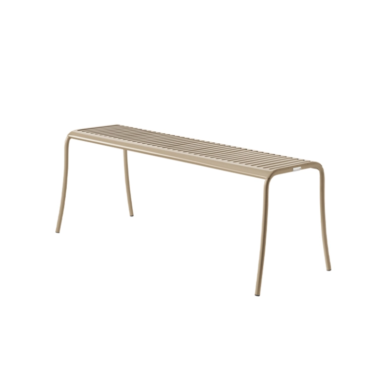 Banc extérieur Banc PATIO LAMES Beige gris TOLIX