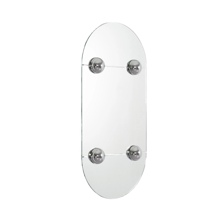 Miroir Miroir SPHERA OBLONG Argenté MOUSTACHE
