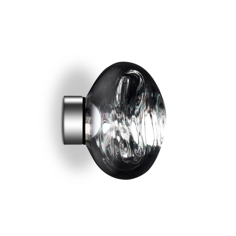 Applique MELT MINI SURFACE LED Chrome TOM DIXON