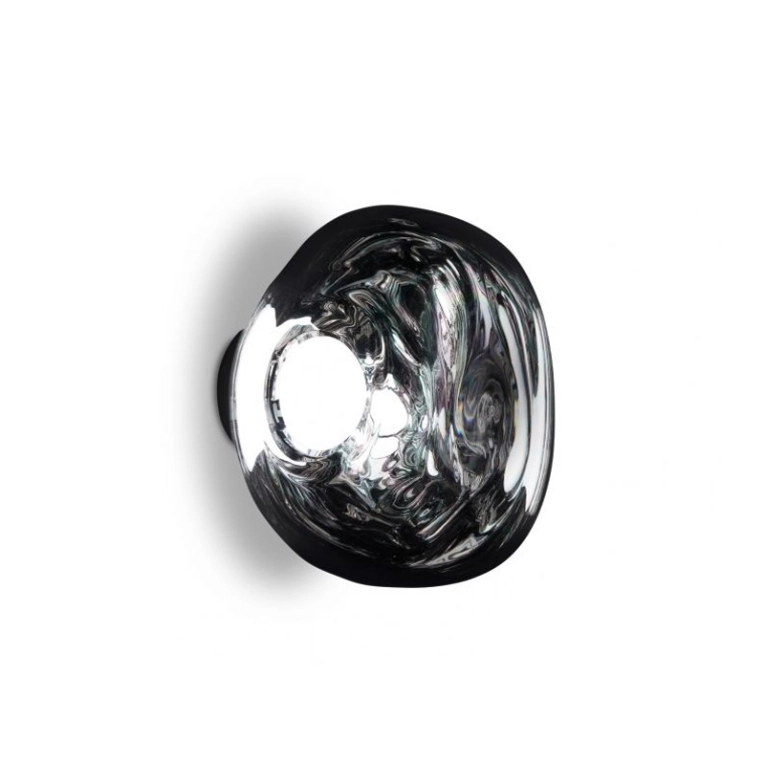 Applique MELT MINI SURFACE LED Chrome TOM DIXON