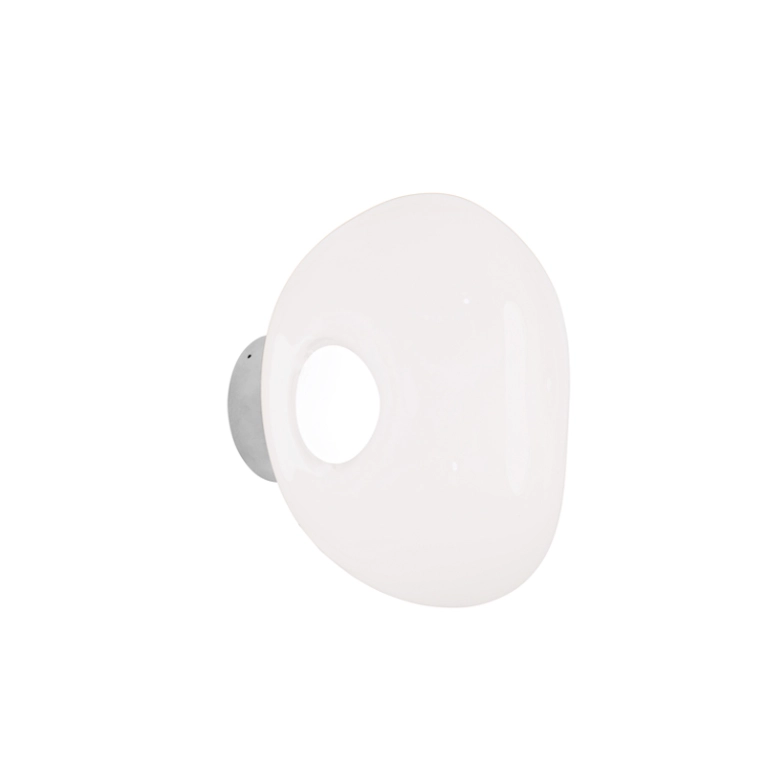 Applique MELT MINI SURFACE LED Opalin/ chrome TOM DIXON