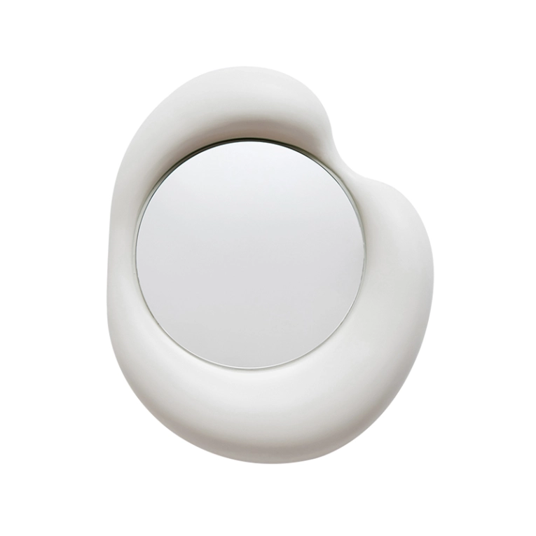 Miroir Miroir INGRES DOMINIQUE Blanc MOUSTACHE