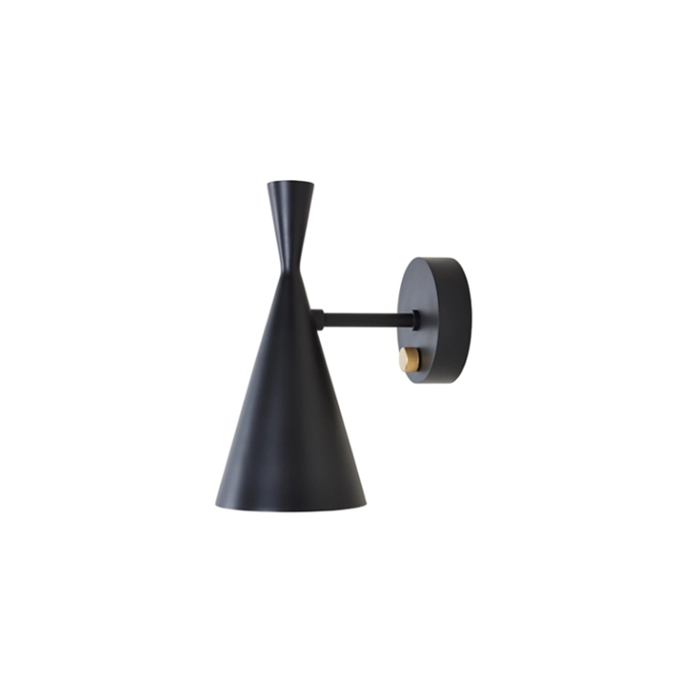 Applique BEAT WALL Noir TOM DIXON