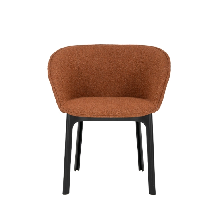 Chaise CHARLA Orsetto Orsetto rouge orangé KARTELL