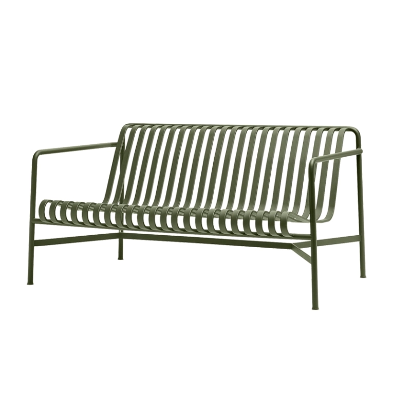 Banc PALISSADE LOUNGE L139 Vert olive HAY