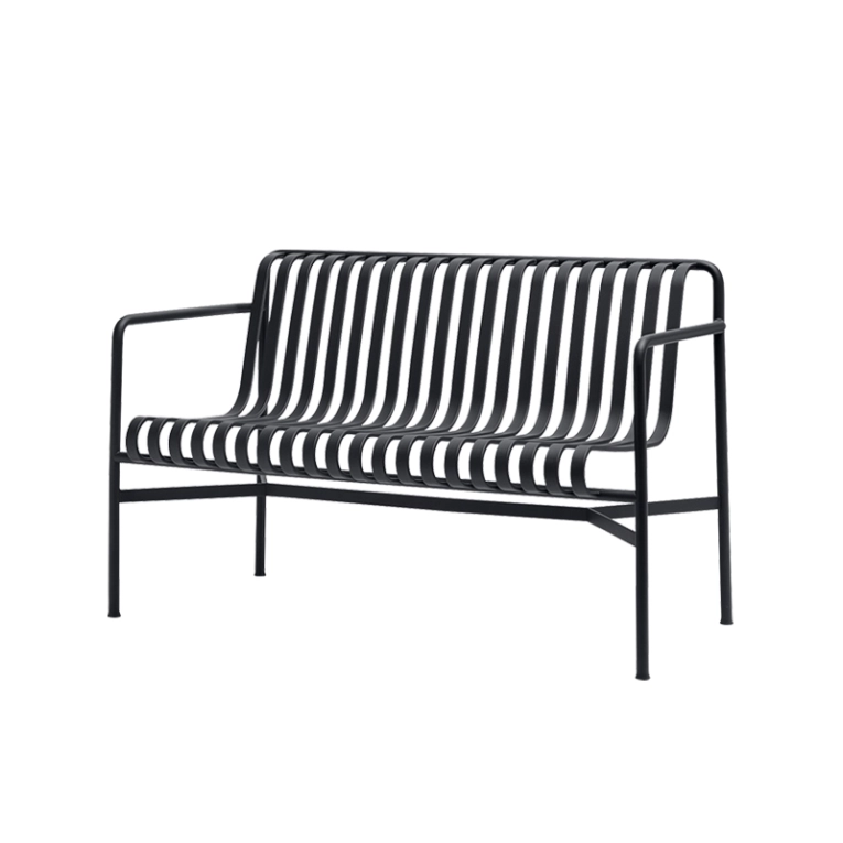 Banc extérieur PALISSADE L128 Anthracite HAY
